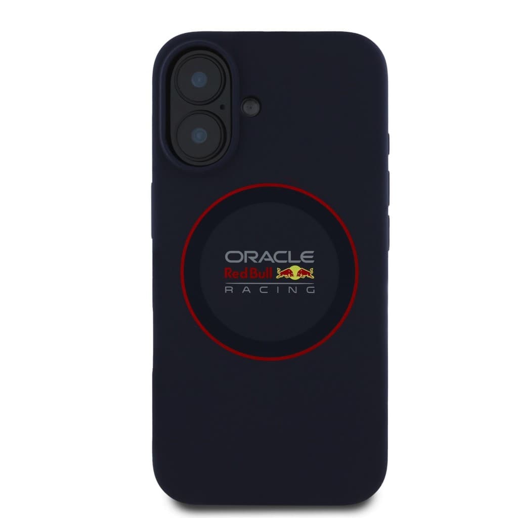 Zadní kryt Red Bull Silicone Red Ring MagSafe pro iPhone 16 Plus Navy - náhled 2