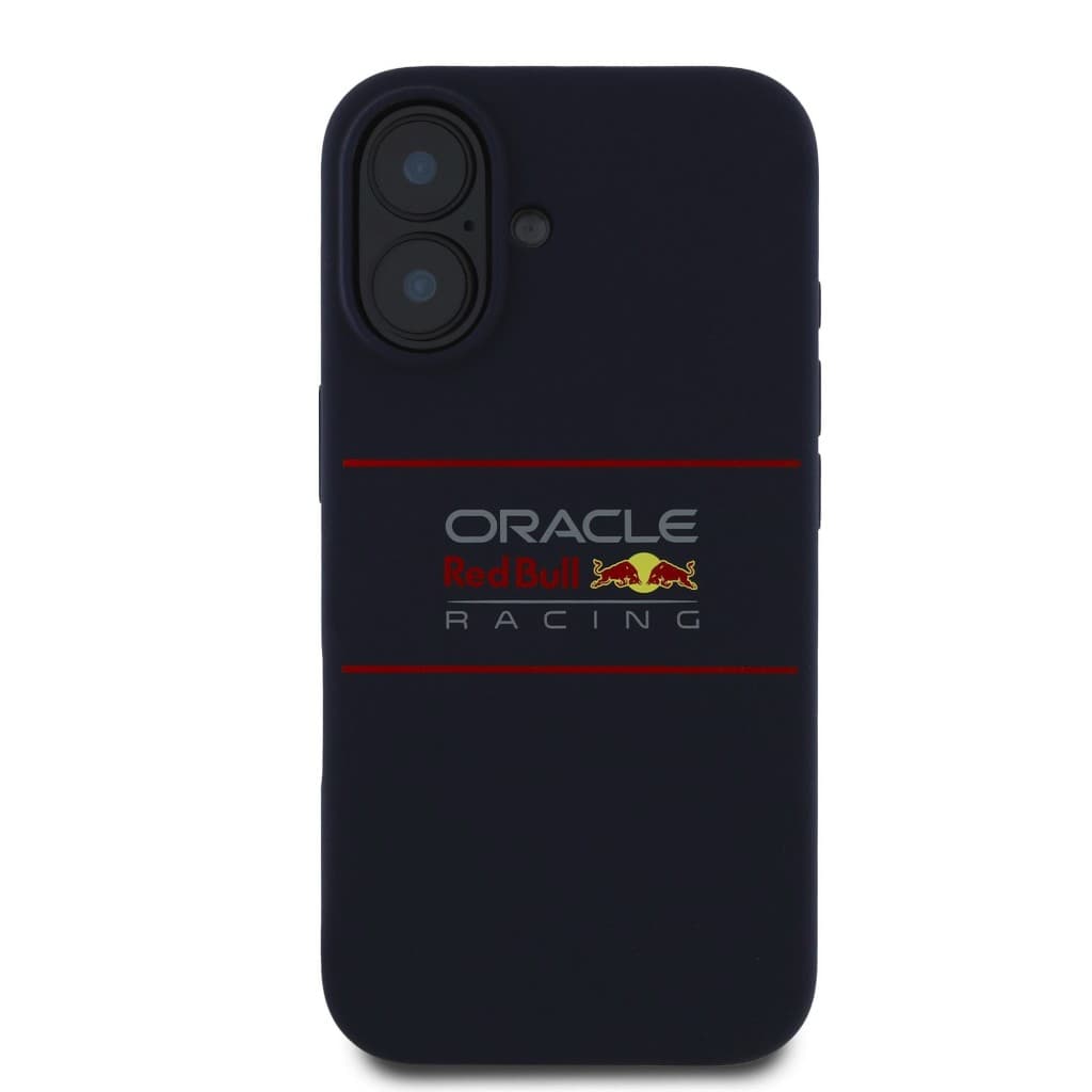 Zadní kryt Red Bull Silicone Horizontal Logo MagSafe pro iPhone 16 Plus Navy - náhled 2