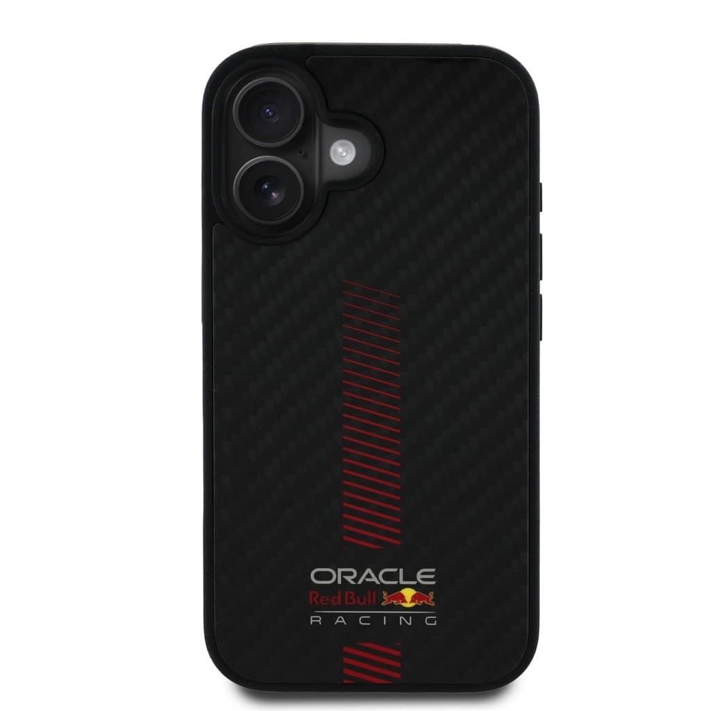 Zadní kryt Red Bull Carbon Powerbar MagSafe pro iPhone 16 Black - náhled 2