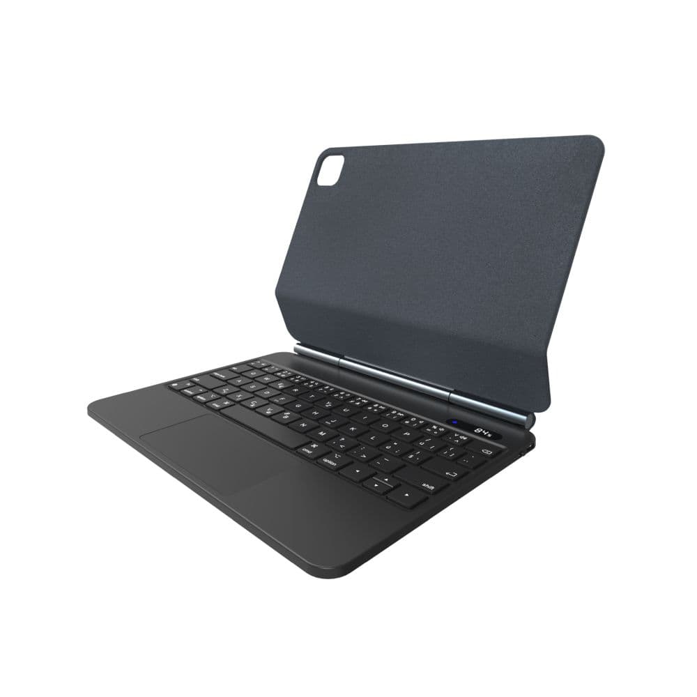 Pouzdro s bezdrátovou klávesnicí s magnetickým uchycením FIXED Typee pro Apple iPad Pro 11" M4 2024, CZ, černé - náhled 2