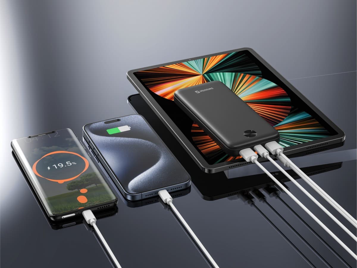 Powerbank Swissten 10000 mAh Worx Pro černá - náhled 2