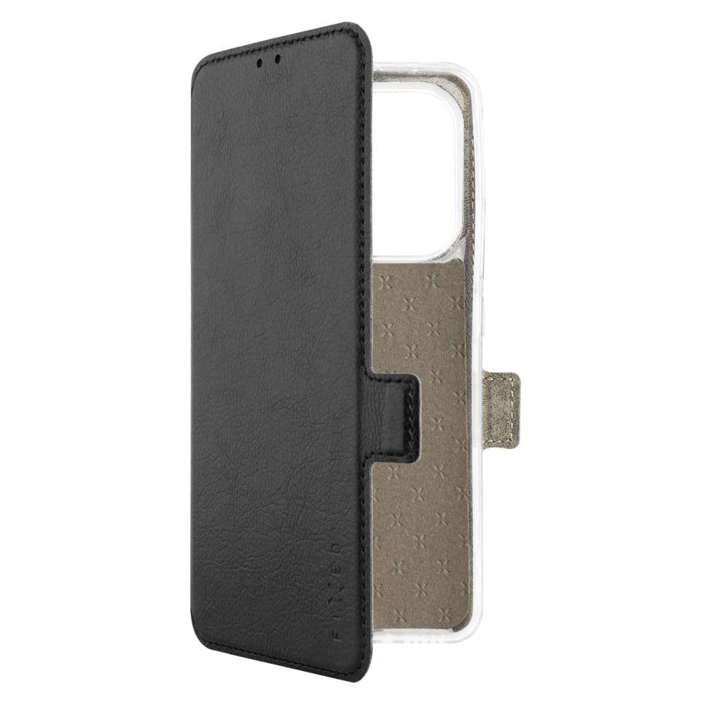 Tenké pouzdro typu kniha FIXED Topic pro Xiaomi Redmi Note 14 5G, černé - náhled 2