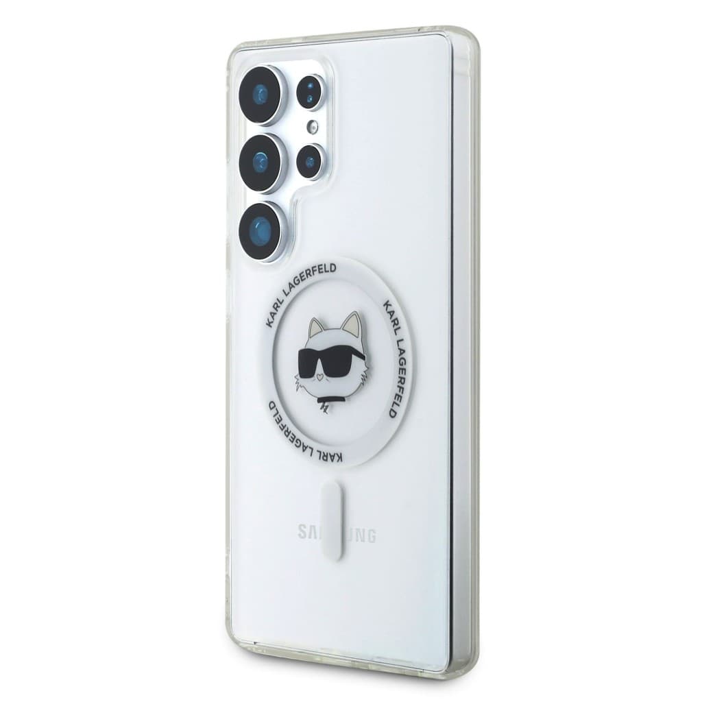 Zadní kryt Karl Lagerfeld IML Choupette Head MagSafe pro Samsung Galaxy S25 Ultra Transparent - náhled 2