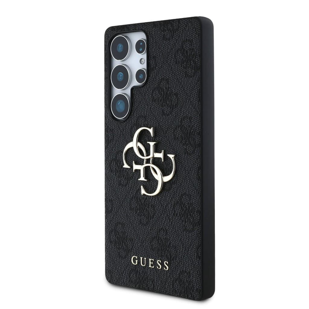 Zadní kryt Guess PU 4G Metal Logo pro Samsung Galaxy S25 Ultra Grey - náhled 2