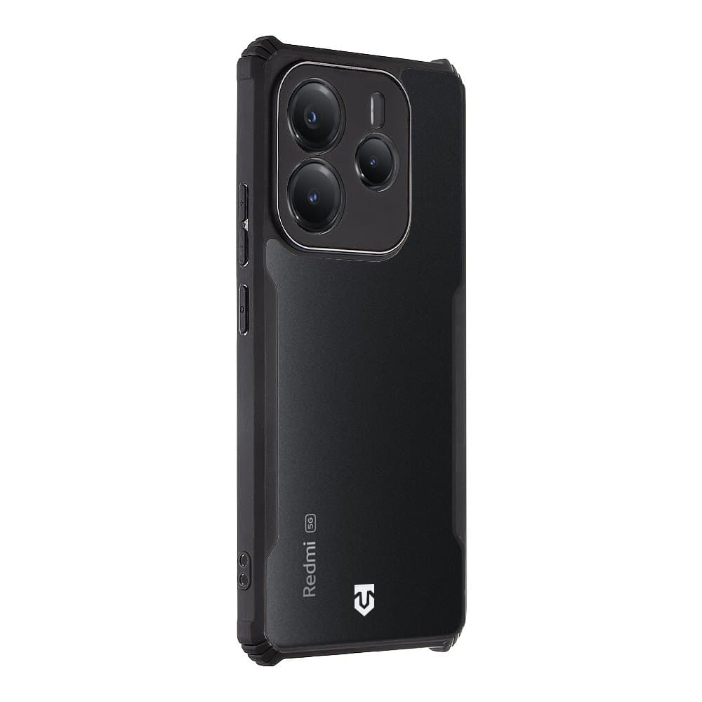 Zadní kryt Tactical Quantum Stealth pro Xiaomi Redmi Note 14 5G Clear-Black - náhled 2