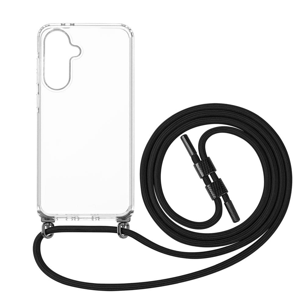 Zadní kryt FIXED Pure Neck s odnímatelnou černou šňůrkou na krk pro Samsung Galaxy A36 5G - náhled 2