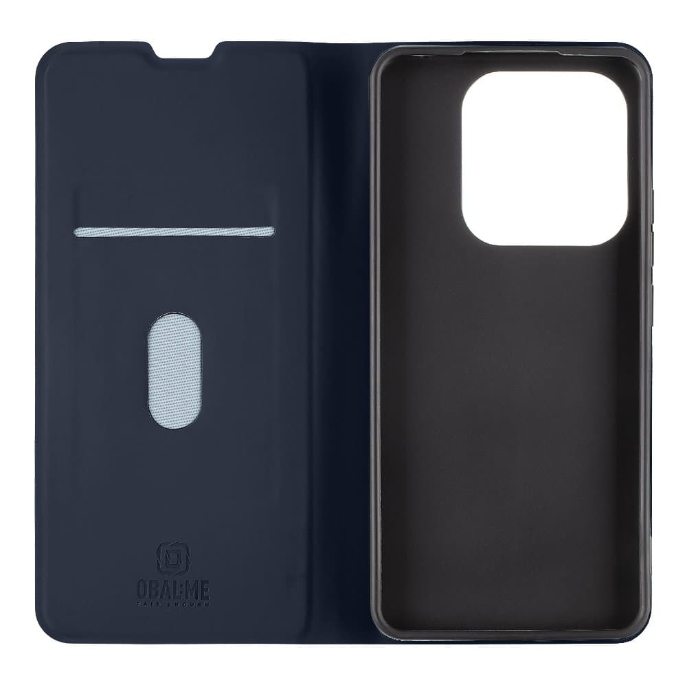 Knížkové pouzdro OBAL:ME SmoothTouch pro Xiaomi Redmi Note 14 5G Dark Blue - náhled 2