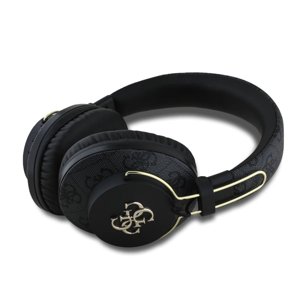 Bezdrátová sluchátka Guess PU 4G Metal Logo ENC Black - náhled 2