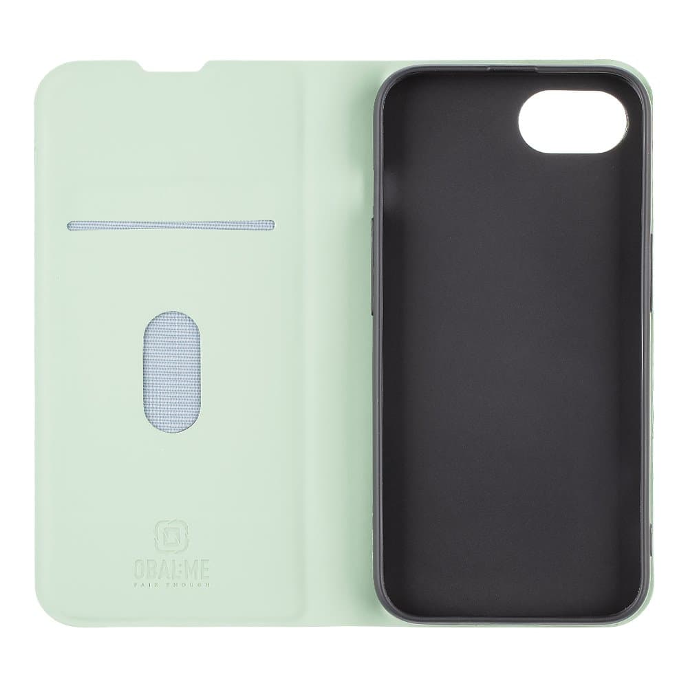 Knížkové pouzdro OBAL:ME SmoothTouch pro Apple iPhone 16e Mint Green - náhled 2