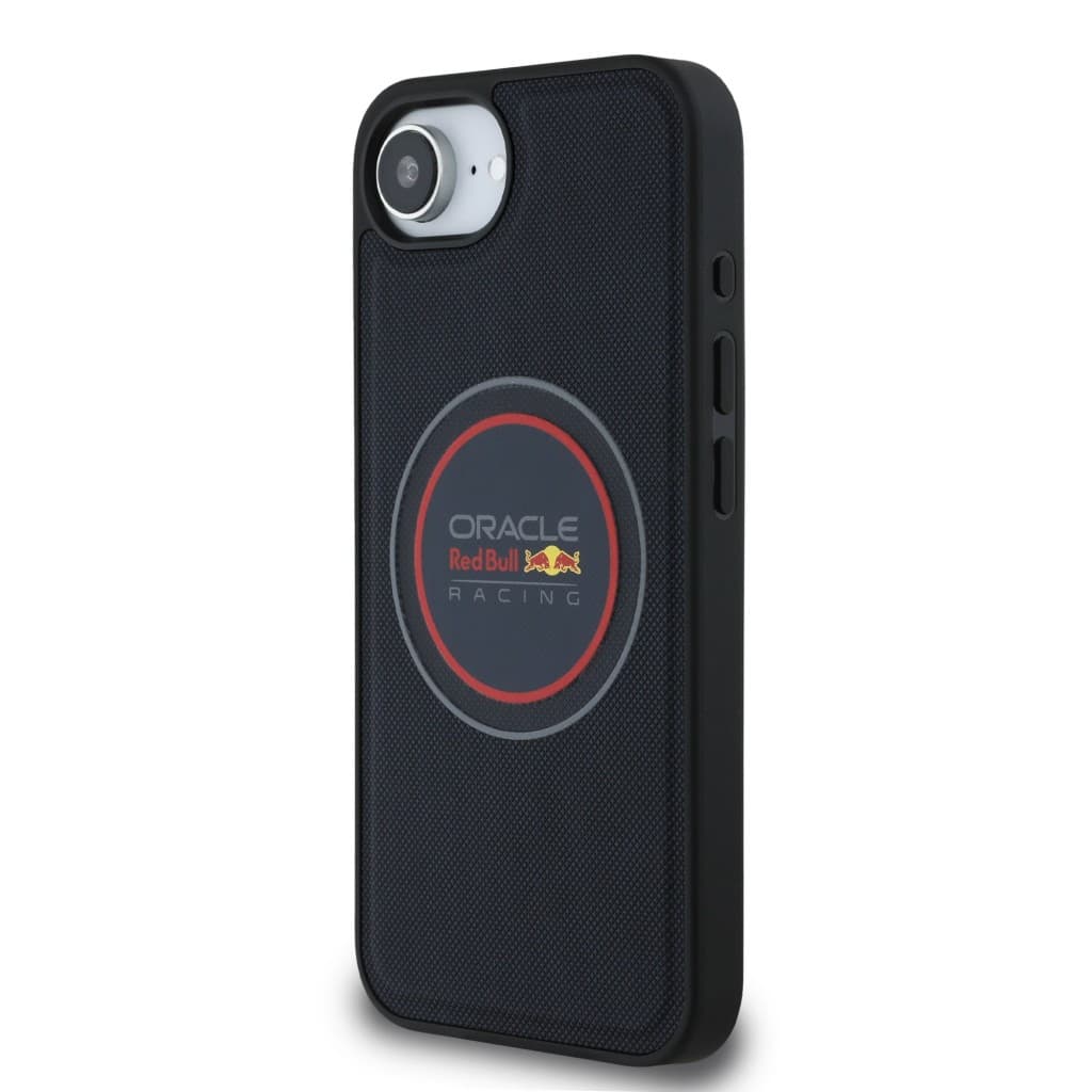 Zadní kryt Red Bull PU Leather Red Ring MagSafe pro iPhone 16e Navy - náhled 2
