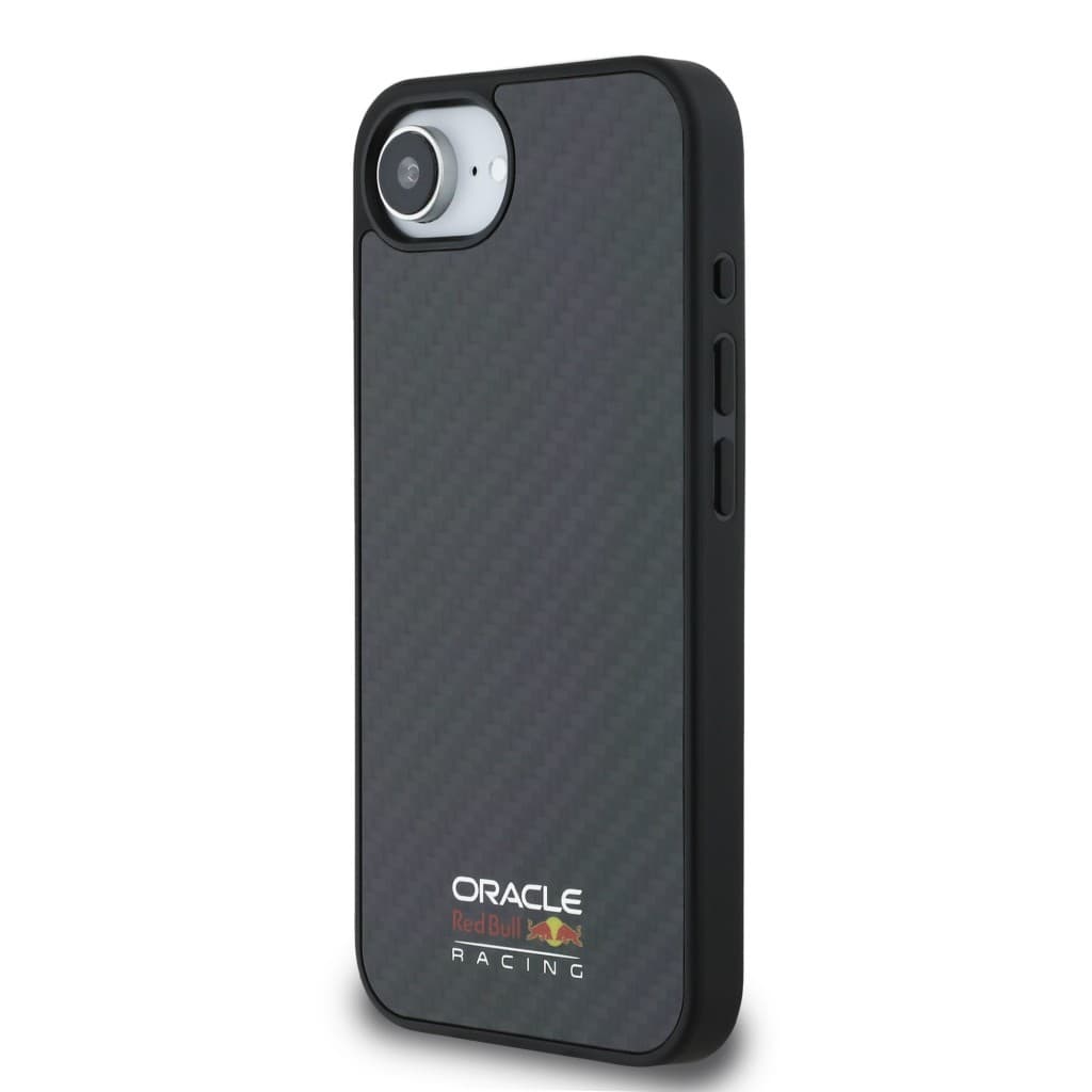 Zadní kryt Red Bull Carbon Shiny Logo MagSafe pro iPhone 16e Black - náhled 2