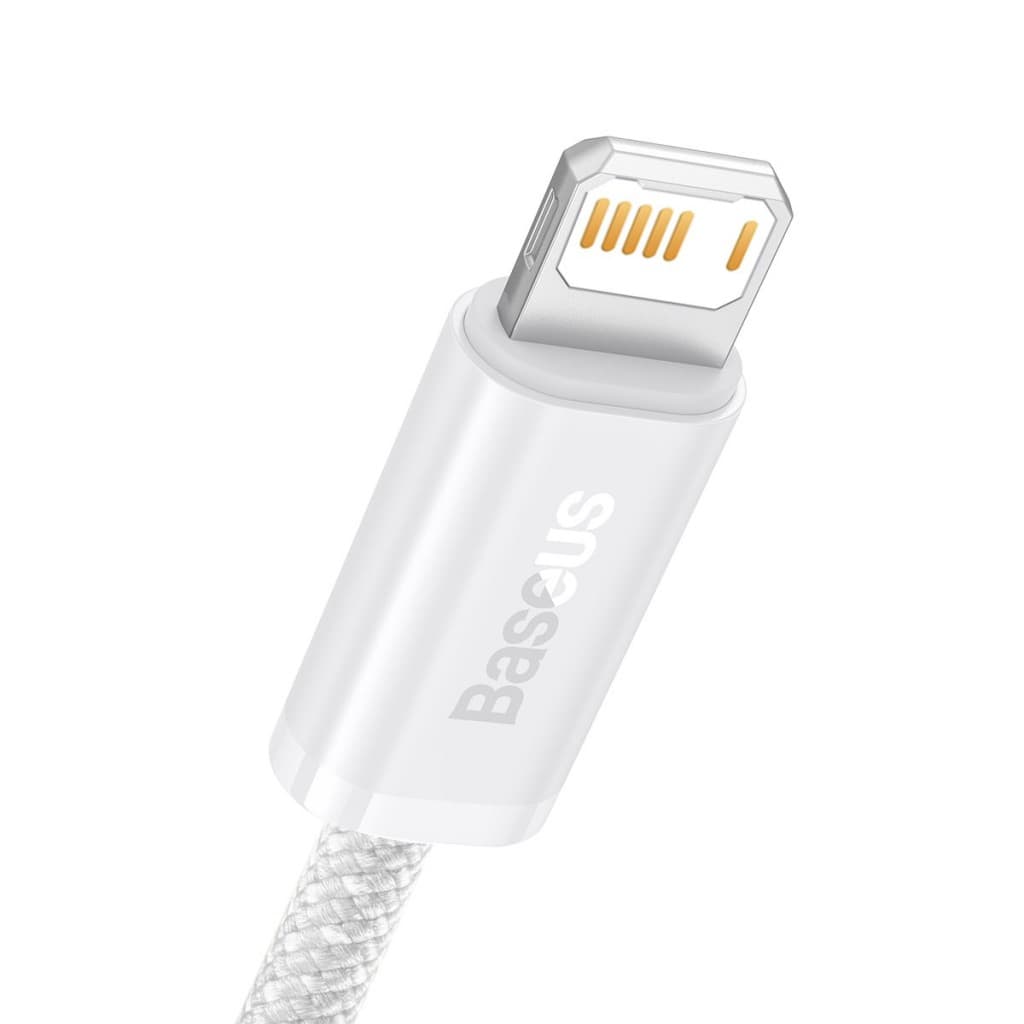 Datový kabel Baseus Dynamic Series Fast Charging USB-A - Lightning 2.4A 1m White - náhled 2