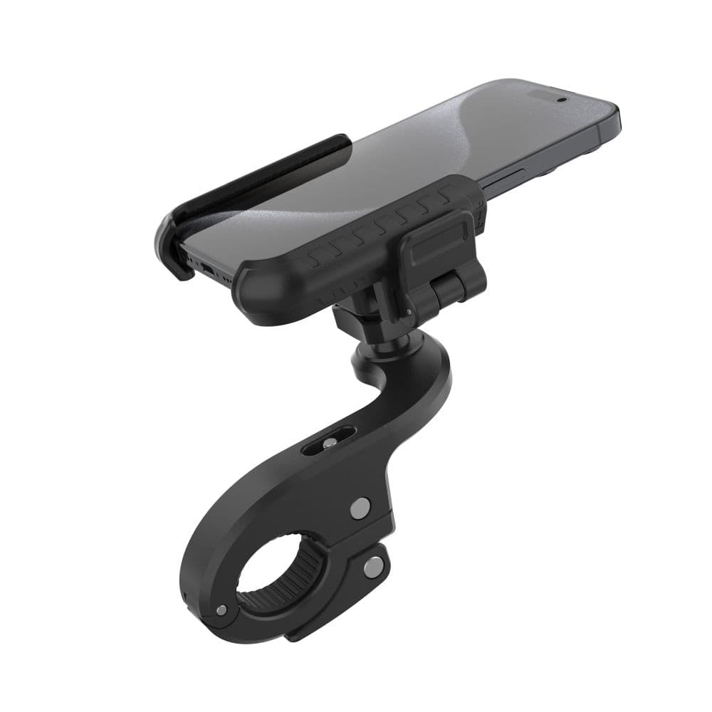 Univerzální držák mobilního telefonu na kolo FIXED Bikee Plus Vista s uchycením na střed řídítek, černý - náhled 2