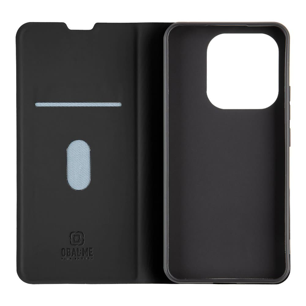 Knížkové pouzdro OBAL:ME SmoothTouch pro Xiaomi Redmi Note 14 4G Black - náhled 2