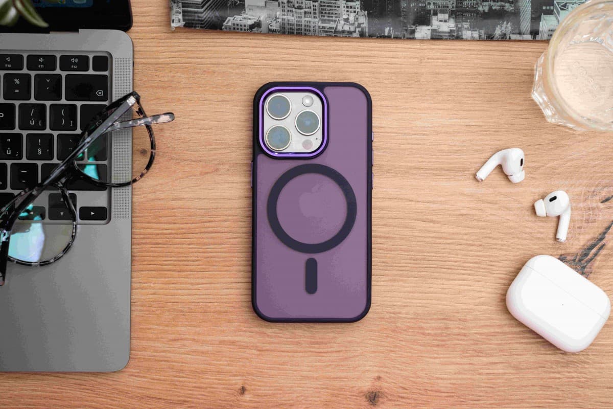 Zadní kryt Swissten Magstick Flex pro Apple iPhone 16e fialový - náhled 2