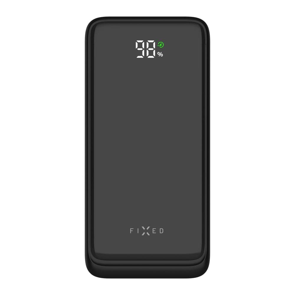 Powerbanka FIXED Zen2 30 s LCD displejem a výstupem PD 20W, 30 000 mAh, černá - náhled 2