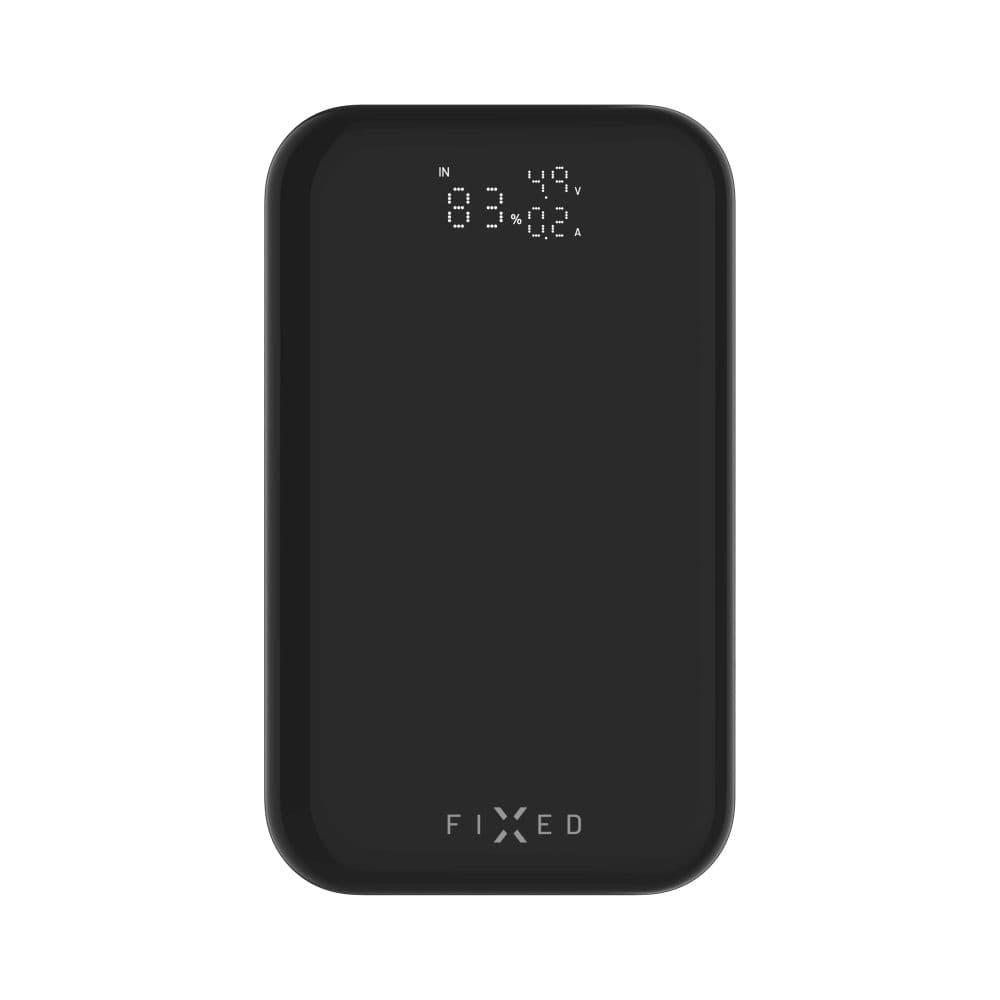 Powerbanka FIXED Zen 10 Pro s LCD displejem a výstupem 30W, 10 000 mAh, černá - náhled 2