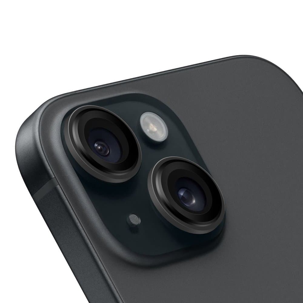 Ochrana čoček OBAL:ME pro Apple iPhone 15-15 Plus Black - náhled 2