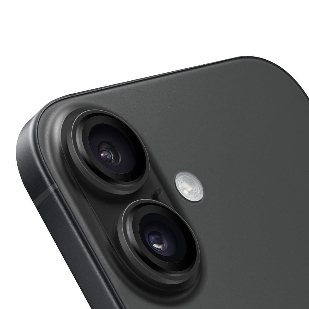 Ochrana čoček OBAL:ME pro Apple iPhone 16-16 Plus Black - náhled 2