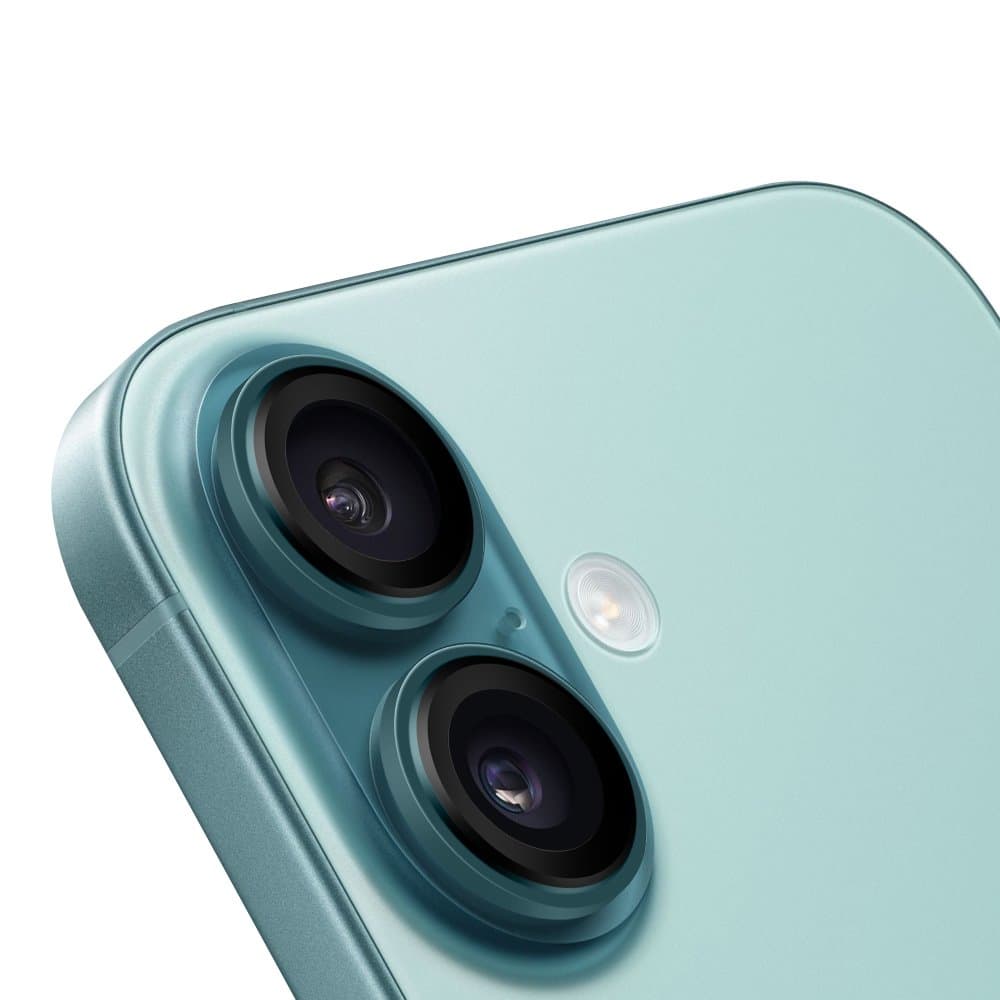 Ochrana čoček OBAL:ME pro Apple iPhone 16-16 Plus Teal - náhled 2