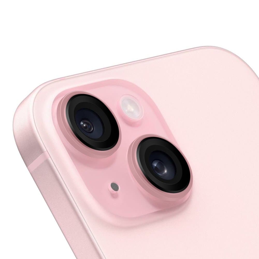 Ochrana čoček OBAL:ME pro Apple iPhone 15-15 Plus Pink - náhled 2