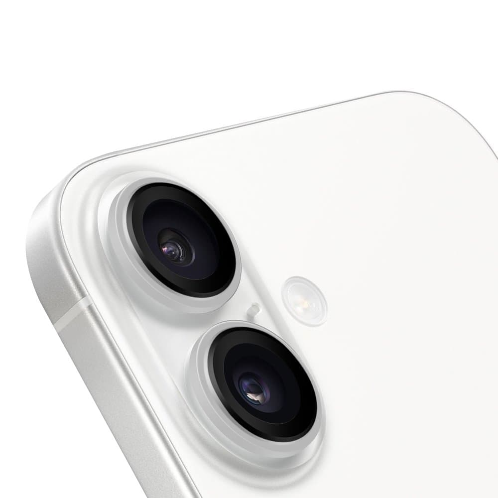 Ochrana čoček OBAL:ME pro Apple iPhone 16-16 Plus White - náhled 2