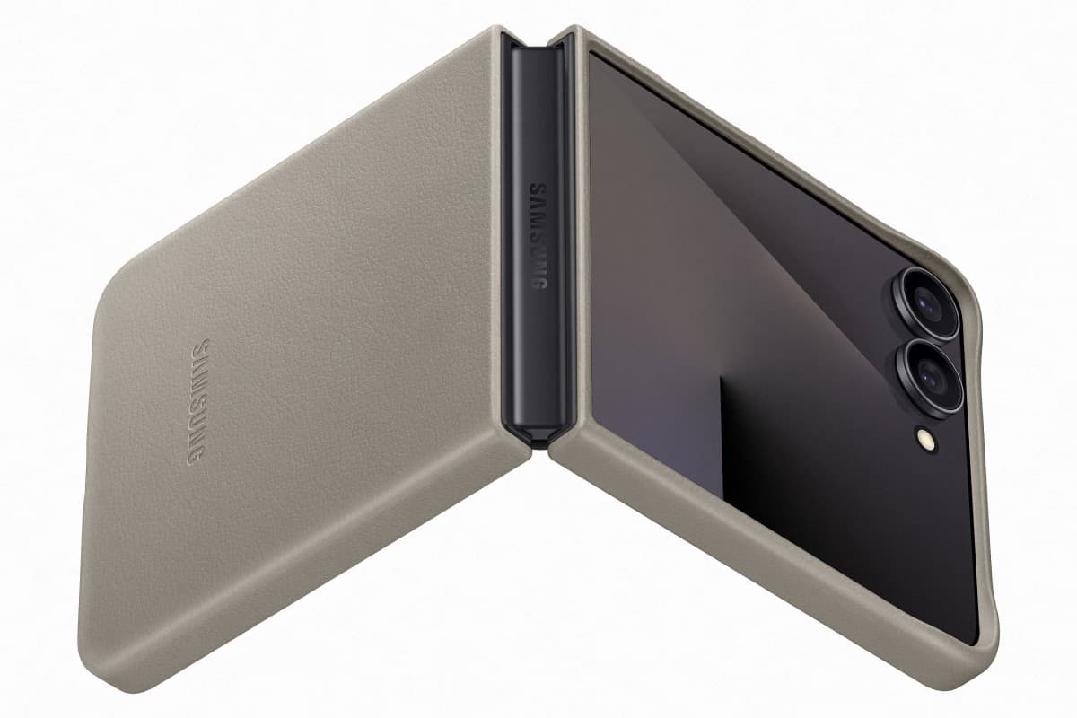 Zadní kryt EF-VF766PJE Samsung KindSuit pro Galaxy Z Flip 7 Taupe - náhled 2