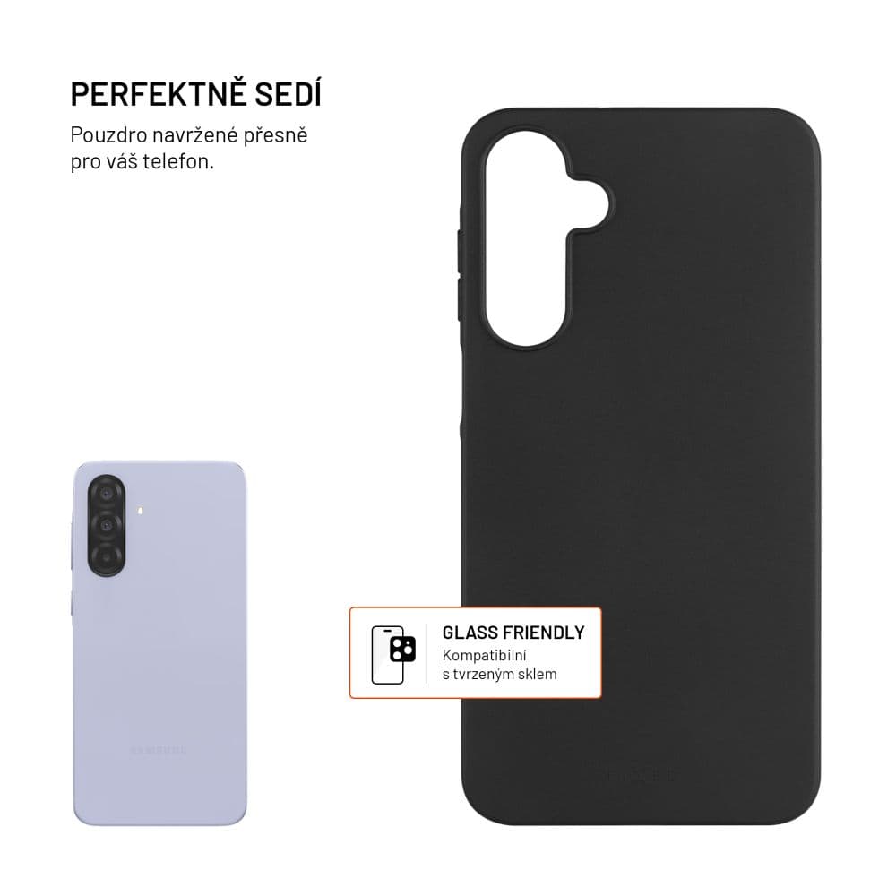 TPU gelový kryt FIXED ReStory pro Samsung Galaxy A36 5G, černý - náhled 2