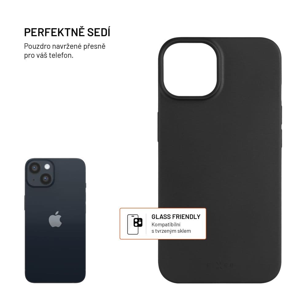 TPU gelový kryt FIXED ReStory pro Apple iPhone 14, černý - náhled 2