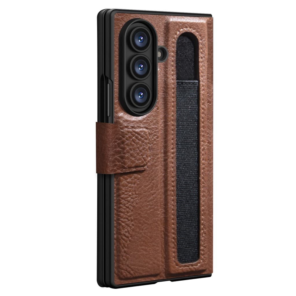 Knížkové pouzdro Nillkin Aoge pro Samsung Galaxy Z Fold 7 Brown - náhled 2