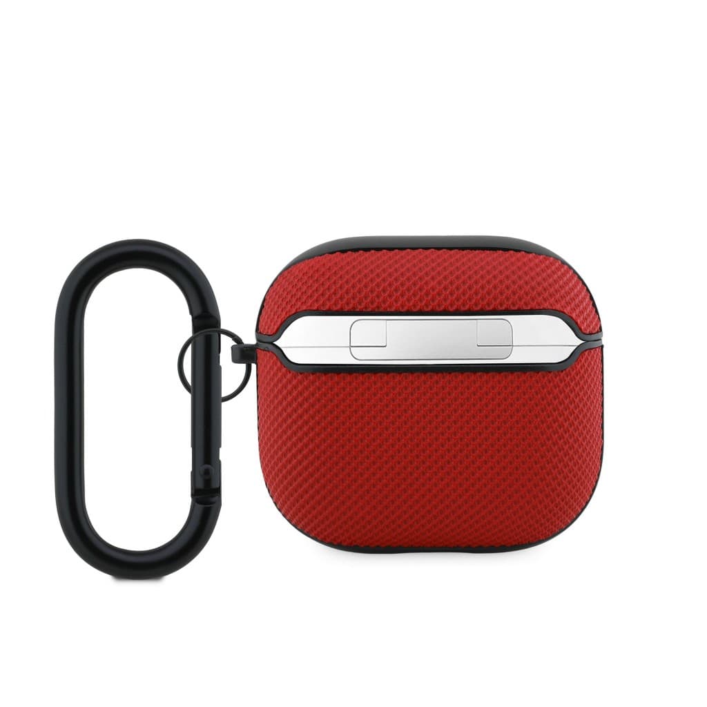 Pouzdro Lacoste Petit Pique Croc Logo Patch pro AirPods 4 Red - náhled 2