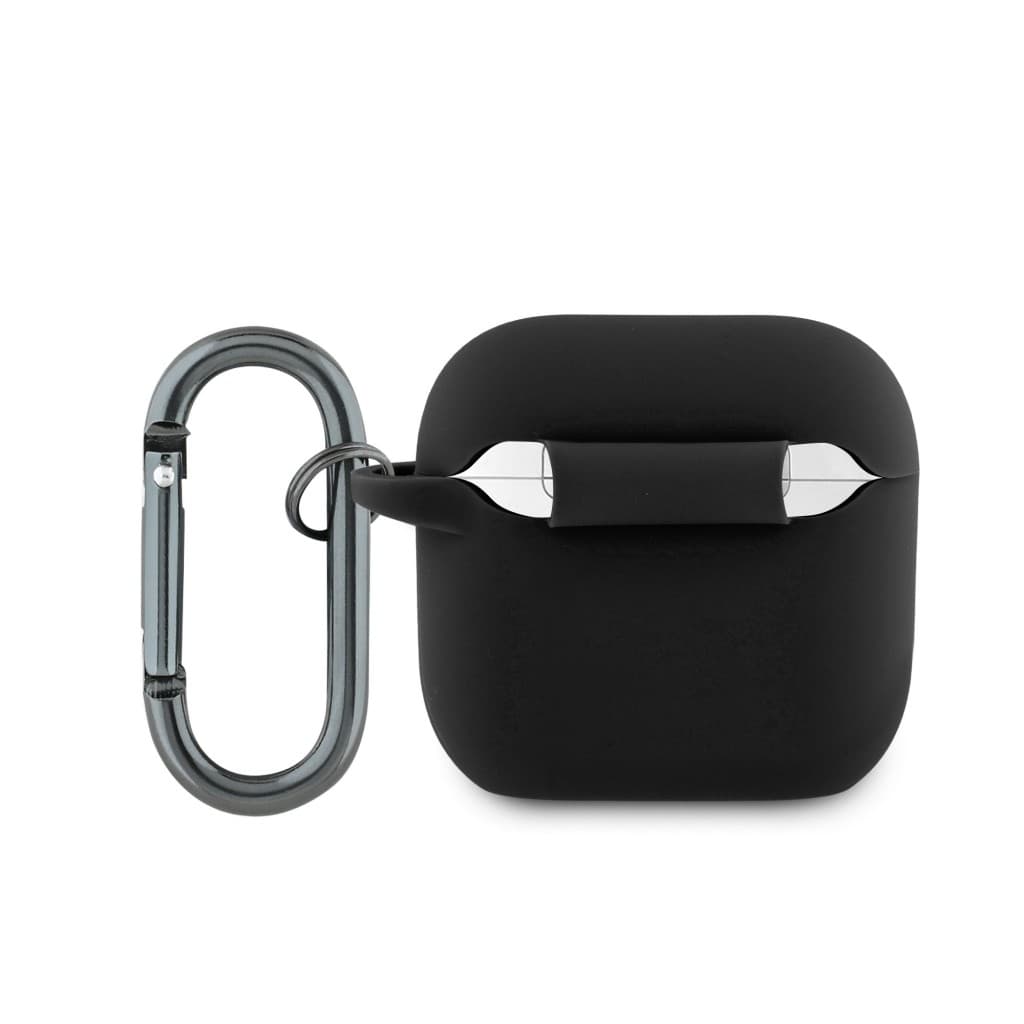 Pouzdro Lacoste Liquid Silicone Croc Logo pro AirPods 4 Black - náhled 2