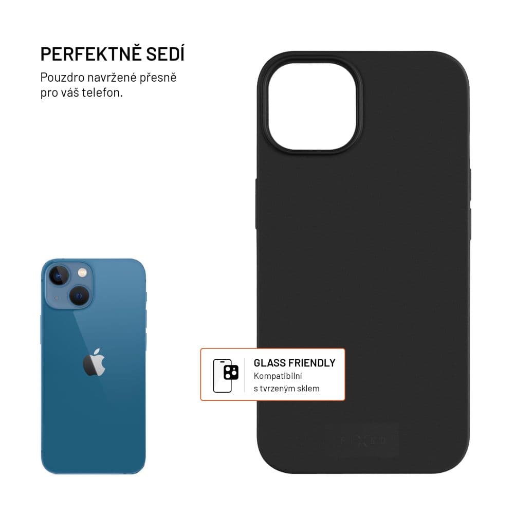 TPU gelový kryt FIXED ReStory pro Apple iPhone 13, černý - náhled 2