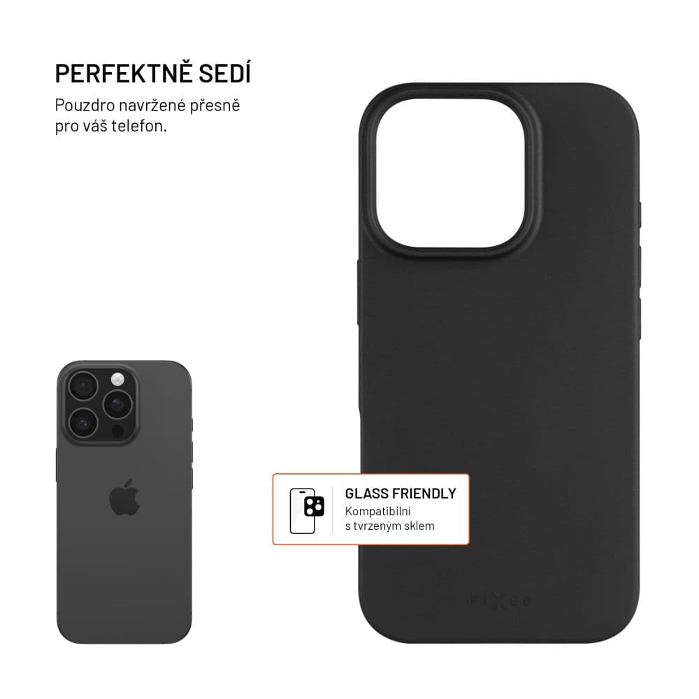 TPU gelový kryt FIXED ReStory pro Apple iPhone 17 Pro, černý - náhled 2