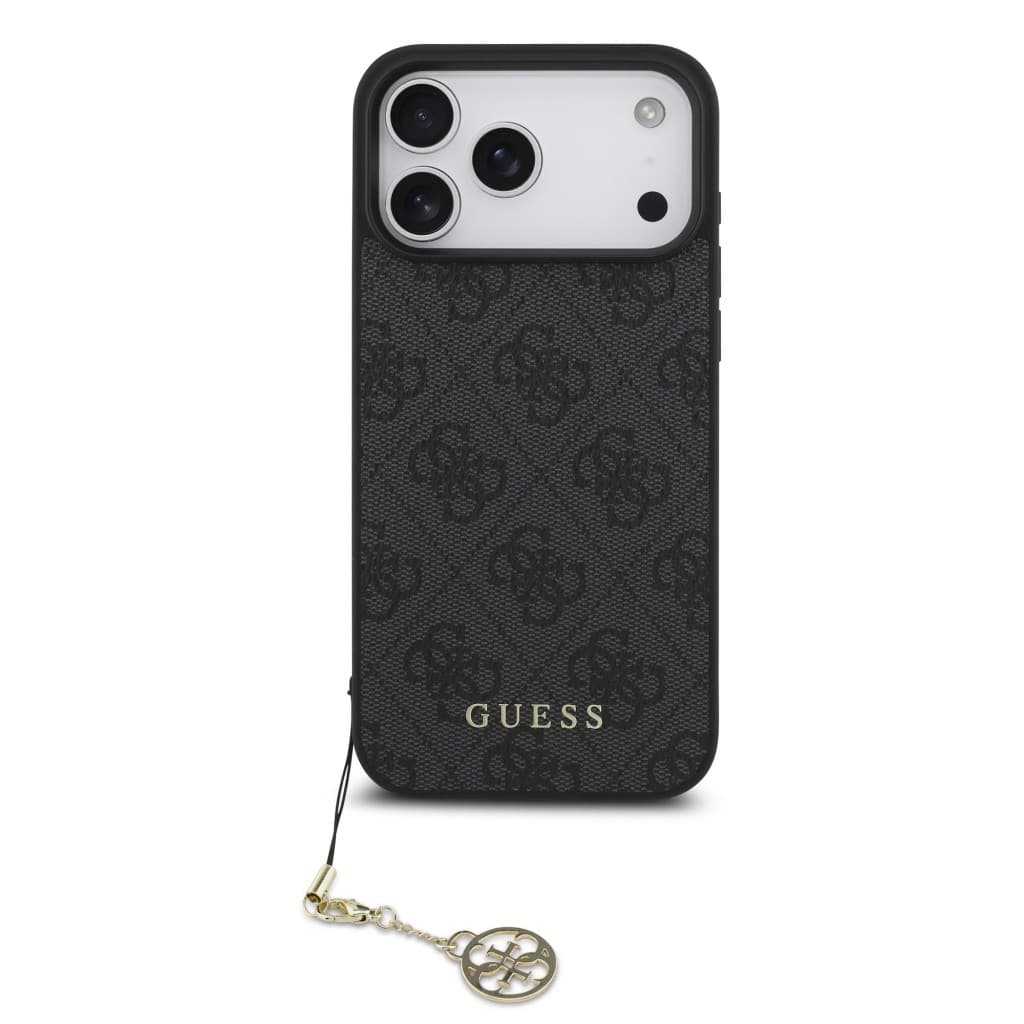 Zadní kryt Guess 4G Charm pro iPhone 17 Pro Max Tone on Tone Grey - náhled 2