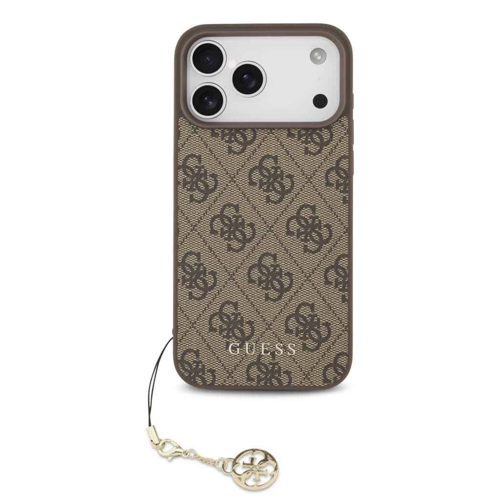 Zadní kryt Guess 4G Charm pro iPhone 17 Pro Max Tone on Tone Brown - náhled 2