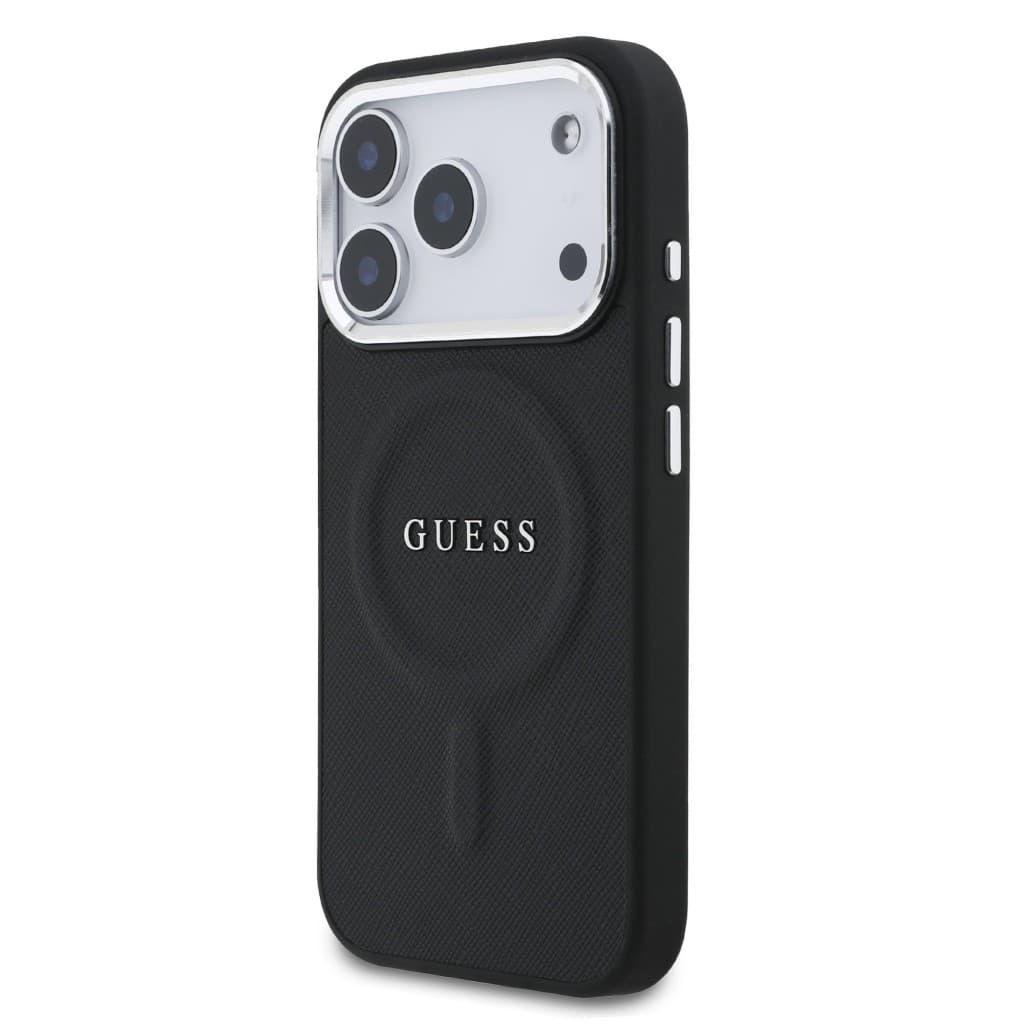 Zadní kryt Guess PU Saffiano MagSafe pro iPhone 17 Pro Black - náhled 2