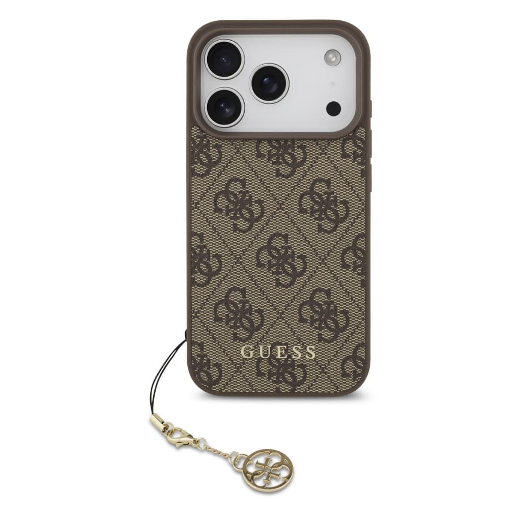 Zadní kryt Guess 4G Charm pro iPhone 17 Pro Tone on Tone Brown - náhled 2