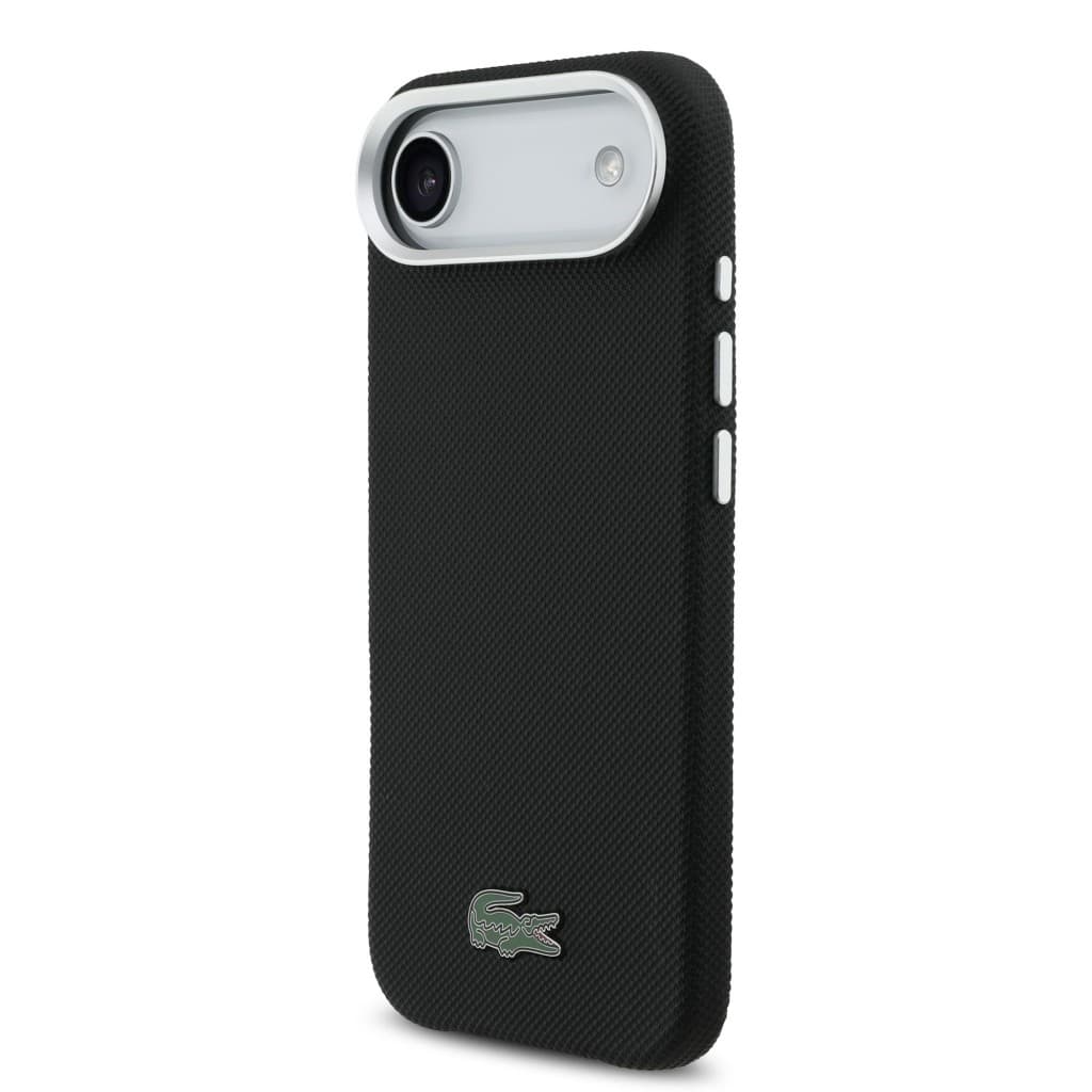 Zadní kryt Lacoste Iconic Petit Pique Metal Logo MagSafe pro iPhone 17 Air Black - náhled 2