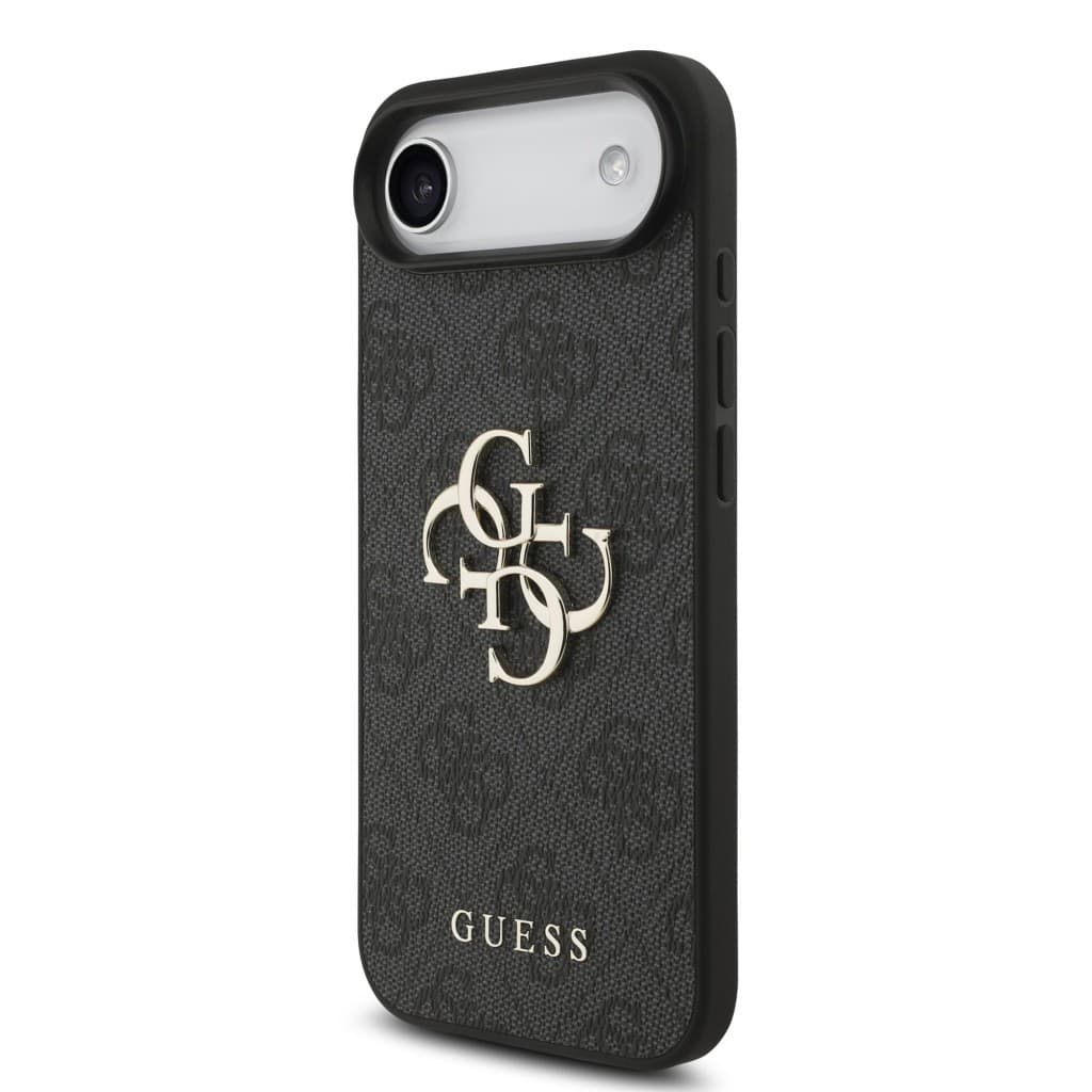 Zadní kryt Guess PU 4G Metal Logo Strap pro iPhone 17 Air Black - náhled 2
