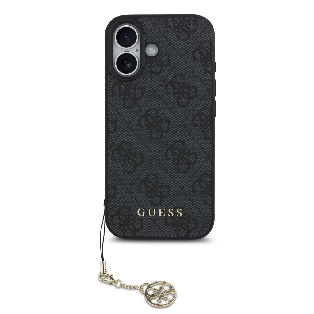 Zadní kryt Guess 4G Charm pro iPhone 17 Tone on Tone Grey - náhled 2