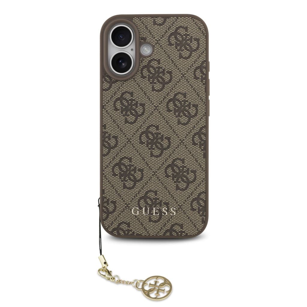 Zadní kryt Guess 4G Charm pro iPhone 17 Tone on Tone Brown - náhled 2