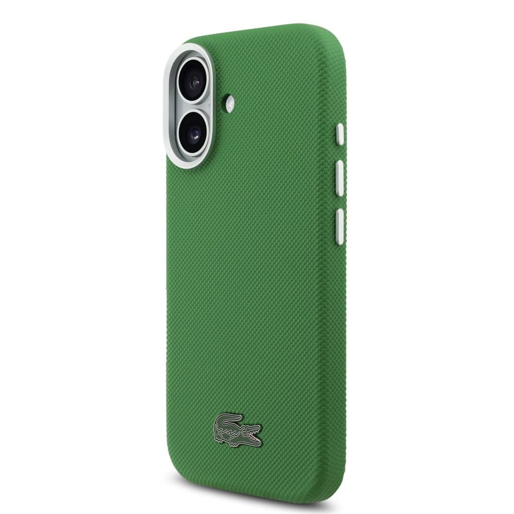 Zadní kryt Lacoste Iconic Petit Pique Metal Logo MagSafe pro iPhone 17 Green - náhled 2