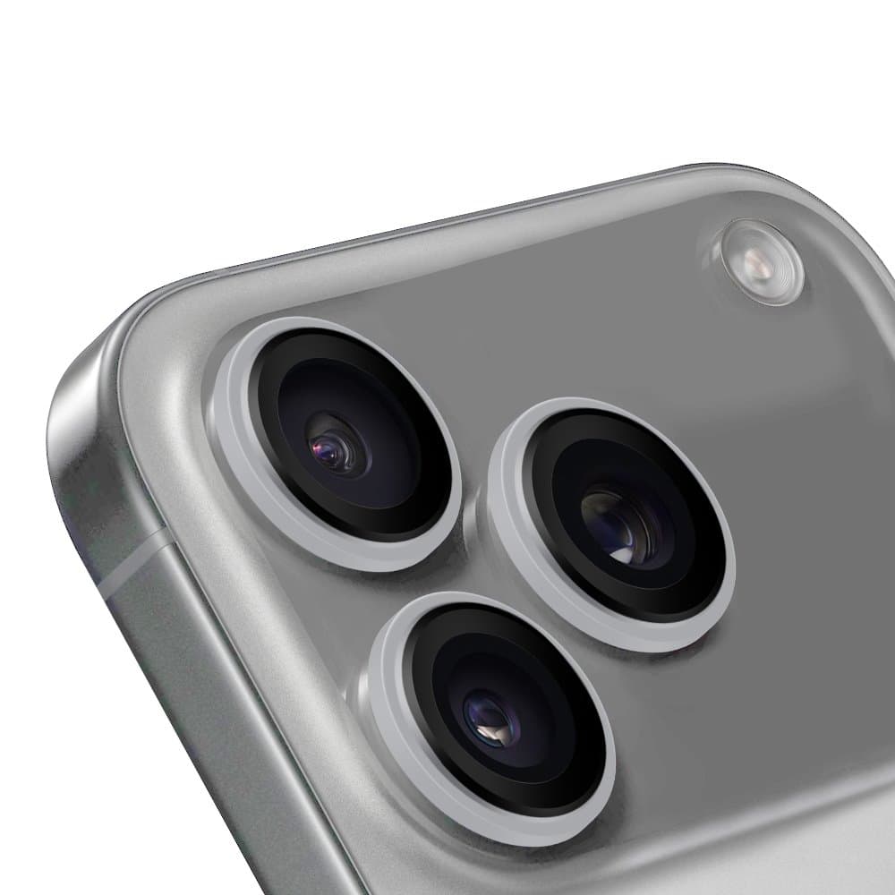 Ochrana čoček OBAL:ME pro Apple iPhone 17 Pro-17 Pro Max Silver - náhled 2