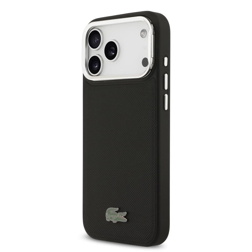 Zadní kryt Lacoste Iconic Petit Pique Camera Stand MagSafe pro iPhone 17 Pro Max Black - náhled 2