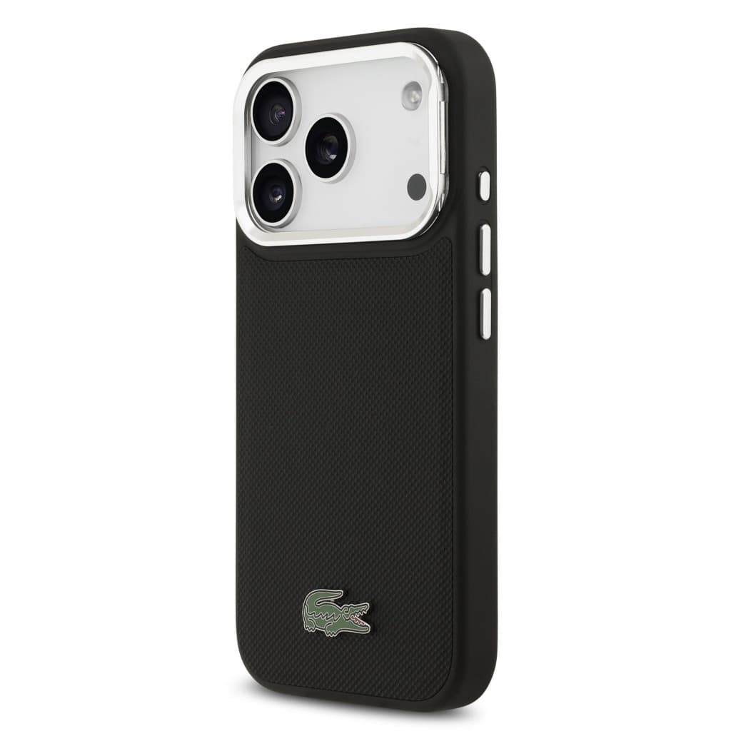 Zadní kryt Lacoste Iconic Petit Pique Camera Stand MagSafe pro iPhone 17 Pro Black - náhled 2