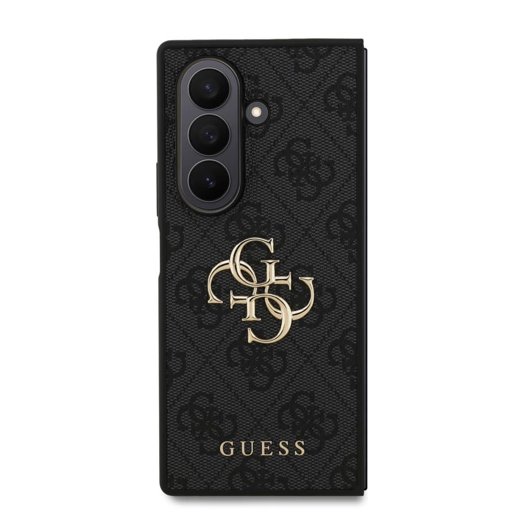 Zadní kryt Guess PU 4G Metal Logo pro Samsung Galaxy Z Fold 7 Grey - náhled 2