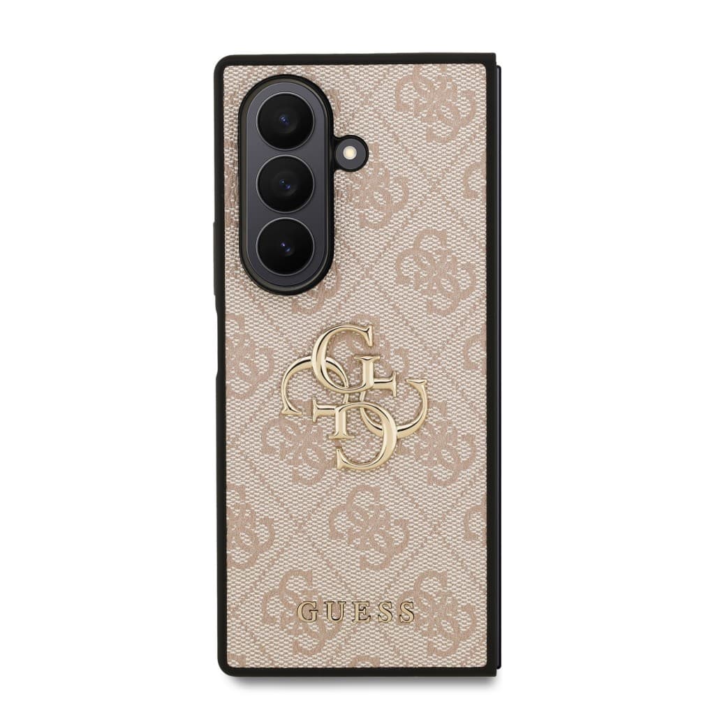 Zadní kryt Guess PU 4G Metal Logo pro Samsung Galaxy Z Fold 7 Pink - náhled 2
