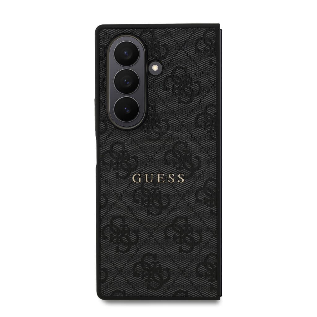 Zadní kryt Guess PU Leather 4G Colored Ring Magnetic pro Samsung Galaxy Z Fold 7 Black - náhled 2
