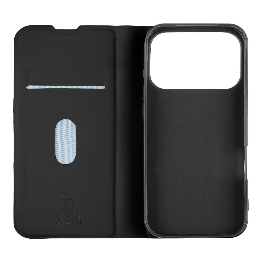 Knížkové pouzdro OBAL:ME SmoothTouch pro Apple iPhone 17 Pro Black - náhled 2
